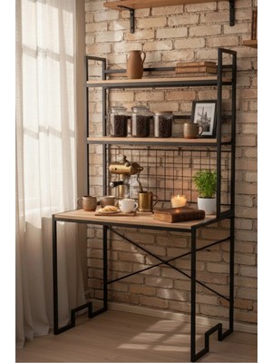 Evle Kahve Köşesi ve Raf Ünitesi, Mutfak Bangosu, Çok Amaçlı Mutfak Rafı