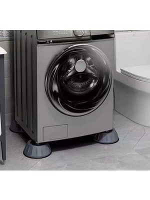 Feyza Design Çamaşır Makinesi Titreşim ve Kayma Önleyici 4'lü Gürültü Engelleyici Set