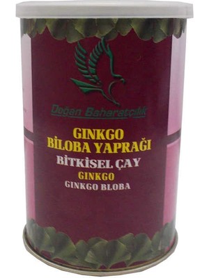 Doğal Ginkgo Biloba Yaprağı 100 gr Teneke Kutu