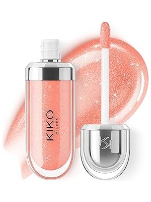 SHC4200 Kiko Milano Dudak Parlatıcısı - 3D Hydra Lip Gloss - 03 Pearly Apricot - Besleyici ve Nemlendirici