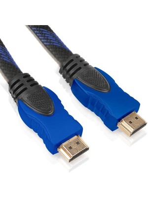 Novis Liora Inca IHK-05T 5mt Örgülü Altın Uç 2.0V Hdmı Kablo 18 Gbps Bant Genişliği , 4k& 2k & Full Hd