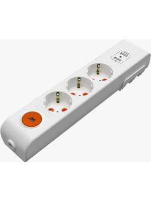 MK Beykoz Mutlusan Rı-Tech 3lü 5mt Anahtarlı 1usb+1type-C I Topraklı Grup Priz(Ç.k.) (001 175 350102 05 00)