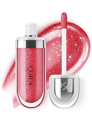 SHC4200 Kiko Milano Dudak Parlatıcısı - 3D Hydra Lip Gloss - 12 Pearly Amaryllis Red - Besleyici ve Nemlend