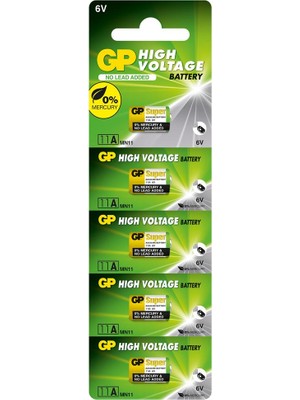 MK Beykoz Gp GP11A-C5 11A 6V Yüksek Voltaj Spesifik Pil 5'li Paket