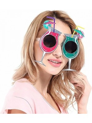 Ecoport Kokteyl Temalı Hawaii Yaz Partisi Gözlüğü