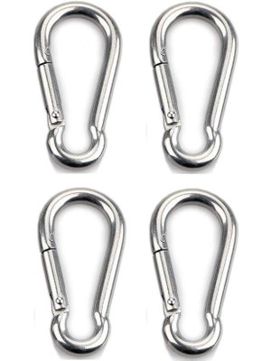 Karabina Kanca 304 Paslanmaz Çelik Güneş Tentesi Aksesuarı Paslanmaz Çelik Karabina Güneş Koruması Sabitleme Yelken Güneş Tentesi Hamak Boks Torbası Kamp Balıkçılık