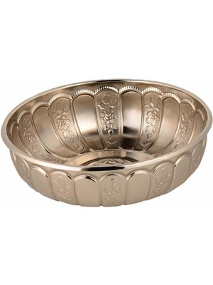 Feyza Design El Işçiliği Osmanlı Desenli Metal Hamam Tası, Geleneksel Türk Banyo Kültürü