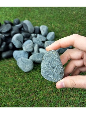 Bazalt Dolomit Taş 25 kg 2-4 cm Bazalt Dolomit Taş Siyah Taş Dere Taşı Çakıl Taşı Bahçe Taşı