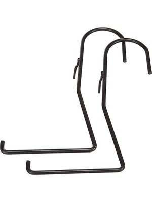 Yalı Balkon Saksı Metal Askısı 2 Adet YB05- Siyah