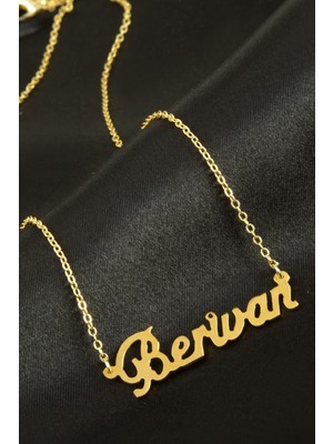 Zero Land Nrzsnt Berivan Isimli Kolye -Sarı