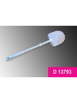 Feyza Design Pratik ve Şık Beyaz Tuvalet Fırçası, Temizlikte Güçlü ve Hızlı Kullanım