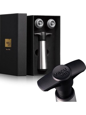 Vin Şarap Koruyucu Paslanmaz Çelik Hediye Kutusu - Şarabınızı Taze ve Keyifli Tutun - Açılmış Şişelerinizin Kalitesini Koruyun - Lüks Şarap Aksesuarı