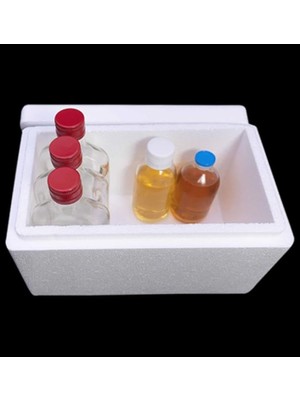Soğuk Korumalı Strafor Köpük Kutu 4kg Hacimli 29X23X18CM Izoleli Termoskap Soğuk Zincir Kolisi