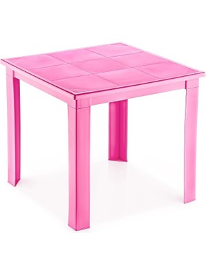 50X50 H:40 Plastik Masa Pembe