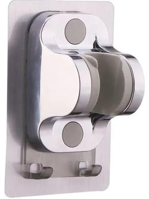 Home Yapışkanlı Krom Duş Askısı,banyo ve Duşa Kabin Için Yapışkanlı Mafsal,duş Başlığı Tutucu