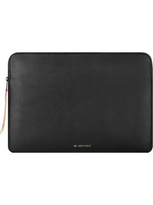 MacBook Pro 14 Inç M3 M2 Pro/max 2023 ve M1 ile Uyumlu Ince Koruyucu Dizüstü Bilgisayar Kılıfı, Mac Için Pu Deri Çanta Su Geçirmez Kapak Dizüstü Bilgisayar Çantası, Siyah