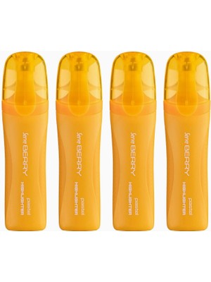 Hype Store Serve Fosforlu Kalem Pastel Sarı 4lu Set