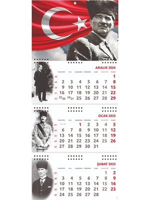 Atatürk Gemici Duvar Takvimi - Ayyıldız