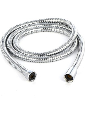 Universal Eko B Kalite Duş Hortumu Krom Duş Spirali 150 cm - Tüm Duş Başlıkları ILE%100 Uyumlu Orjinal G1/2 Kolay Montaj