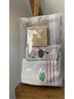 Feyza Design Banyo ve Hamam Seti, Şık ve Kullanışlı 4 Parçalı Koleksiyon