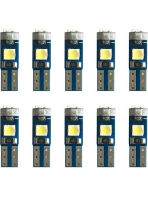 Adet T5 LED Mini Dipsiz Kilometre Gösterge Ambians Aydınlatma Beyaz