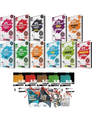 Akademi Yayıncılık 2026 Önlisans Kpss Gygk Pegem 11LI Konu Anlatım ve Soru Bankası Seti ve 5li Branş Deneme 4 Hediye