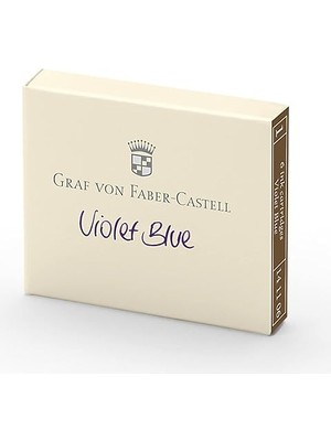 Von Faber-Castell Dolma Kalem Kartuşu 6'lı Violet