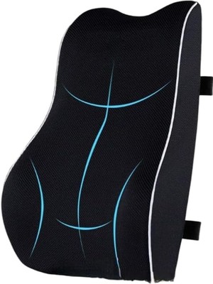 Nesil Visco Ortopedik Bel Yastığı Sırt Minderi %100 Visco Destek ile Konforlu Kullanım