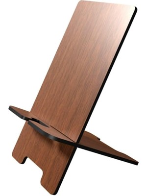 Masa Üstü Telefon/tablet Tutucu Sabitleme Aparatı Tripot Ahşap Tek Ebat CMLTRTT001