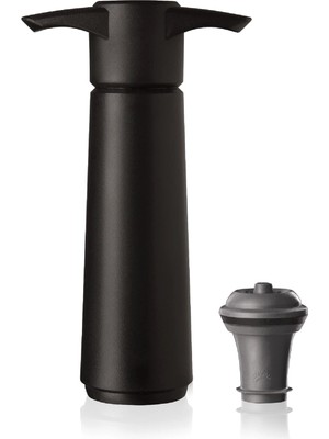 Hype Store Vacu Vin Siyah 1 Tapa Şarap Pompası, Plastik, 3,6 x 7,5 x 12,5 cm