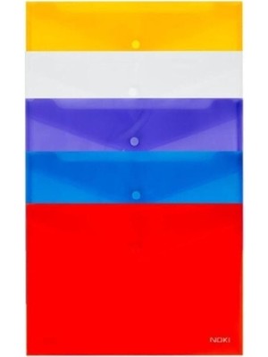 5 Renk A4 Çıtçıtlı Zarf Dosya