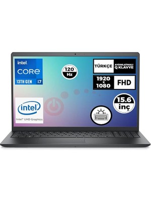 Vostro 3530 I7-1355U 32GB 1tb SSD 15.6 Fhd 120Hz Freedos Laptop N1601PVNB3530U 004
