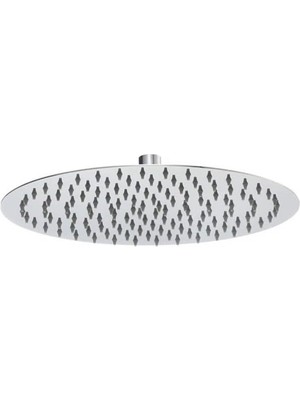 Tepe Duş Başlığı Oval Slim 304 Metal Ø25 cm KTD106