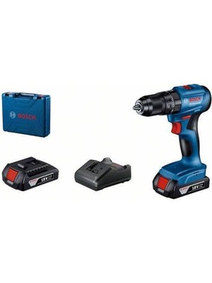 Professional Gsb 185-LI Akülü Darbeli Delme Vidalama Makinesi (18 Volt, 2 x 2,0 Ah Akü, Şarj Cihazı, Yumuşak/sert Tork: 21/50 Nm; Plastik Çanta)