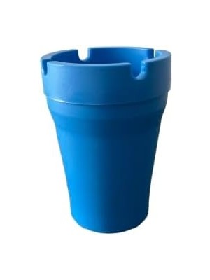 Iç Hazneli Masaüstü Küllük (2 Adet) (Mavi)