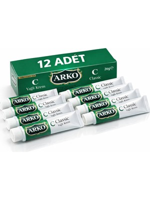 LTG Nova Arko Yağlı Krem Klasik Bakım Kremi 12 Adet