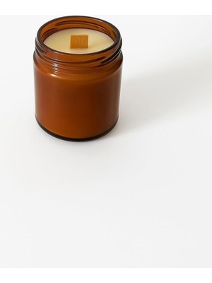 Feyza Design Aromalı 210 ml Sandalağacı Kokulu Kavanoz Mum, Huzur ve Rahatlık Sağlar