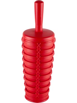Feyza Design Kırmızı Palm Tuvalet Fırçası, Temizlik ve Hijyen Için Şık Çözüm