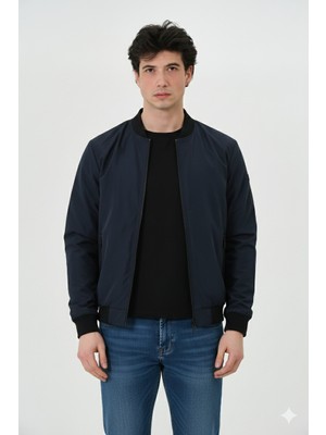 Pique TEKER26 Erkek Mont Ribana Detaylı Erkek Mont