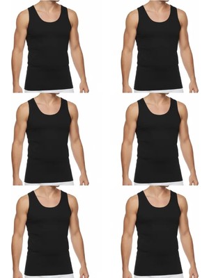 Süsen Lingerie 6 Adet Erkek Penye Atlet, Günlük Kaliteli Erkek Penye Atlet, Erkek Iç Giyim