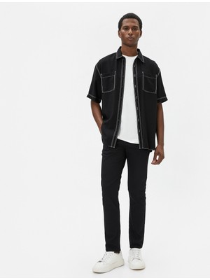 Koton Brad Erkek Jean Pantolon 6SAM40062ND Orta Indigo