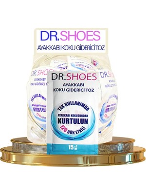 10 Adet Ayak Koku Giderici - Ayakkabı Koku Giderici Toz 120 Gün Etkili - Dr.shoes ile Ayak Kokusuna Elveda Deyin
