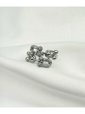 SY Aksesuar Çelik Silver Yüzük (Ayarlanabilir)