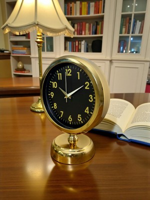 Bucuks Klas Gold 25 x 20 cm Metal Masa Saati