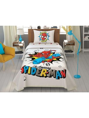 1000040084002 Disney Spiderman Süper Hero Pamuk Lisanslı Pike Takımı, Çok Renkli