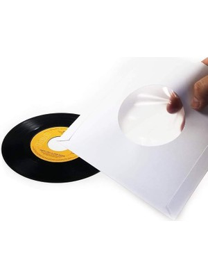 Antistatik 45'lik (7") Plak Zarfı (20 Adet)