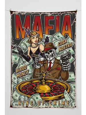 Charmbi Gamer Duvar Örtüsü -  Çok Renkli Anime Temalı Kumaş Oda Dekoru Tapestry