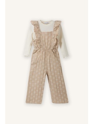 DeFacto Çiçekli Müslin 2li Takım Kız BEBEK G9191A526SP