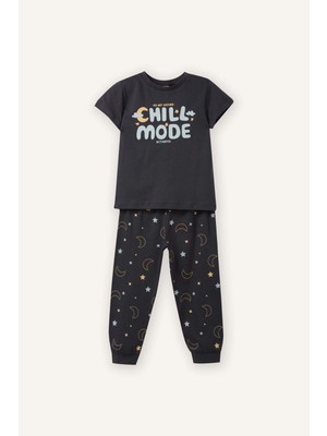 DeFacto Yıldız Desenli 2'li Pijama Takımı Erkek Bebek G8853A526SM