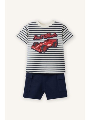 DeFacto Araç Baskılı 2li Takım Erkek BEBEK G9982A526SM